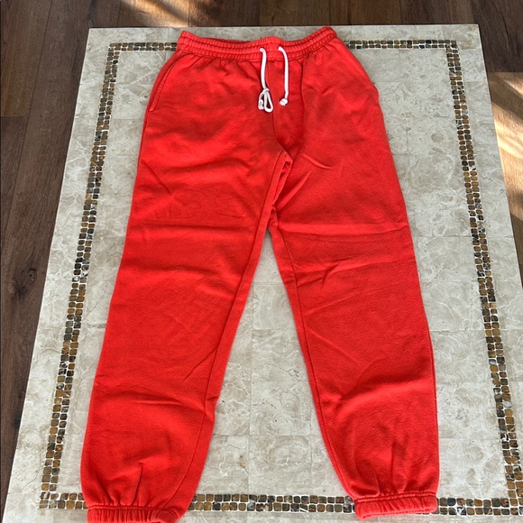 Urban Outfitters (Out From Under) Red/Orange  Joggers/ Sweatpants Women’s Size M - Picture 1 of 8